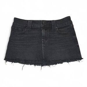 American Eagle Outfitters Lowrise Charcoal Black Mini Skirt